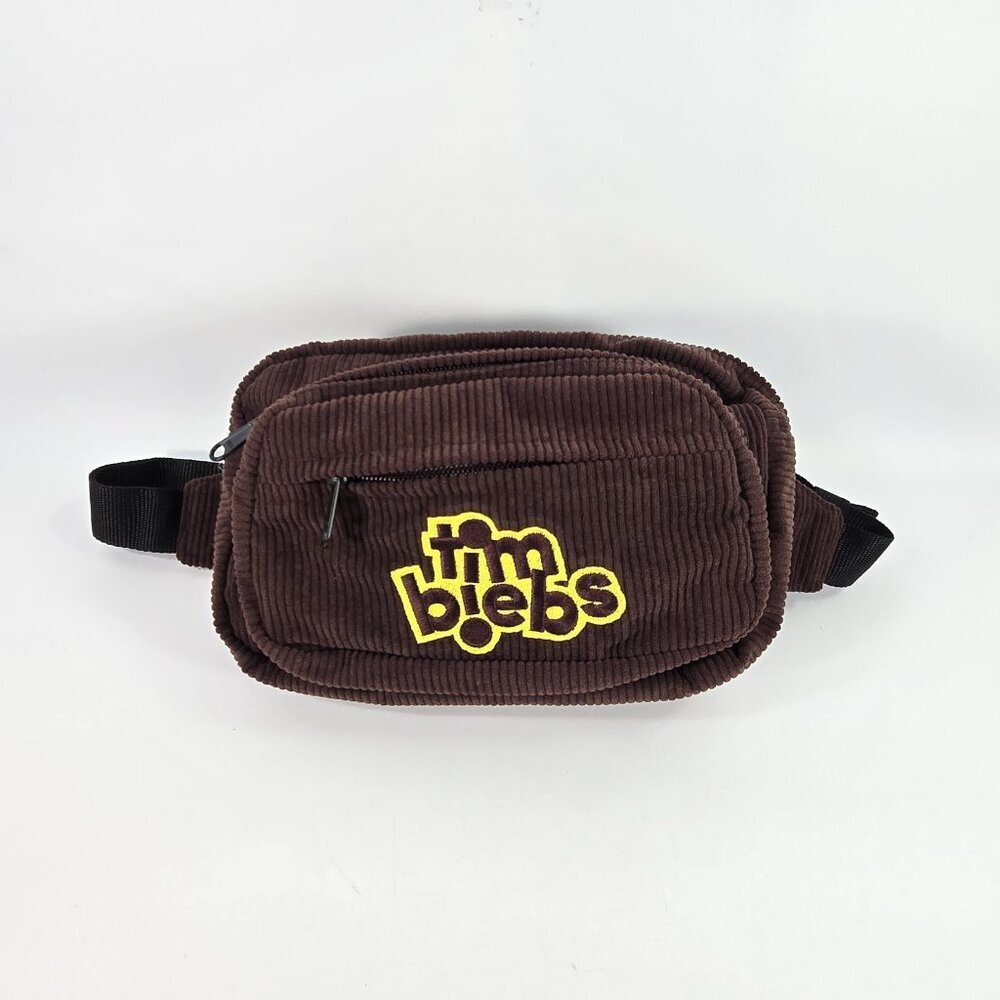 Tim Hortons Tim Biebs Corduroy Belt Bag Pouch Fanny Pack - Picture 2 of 8